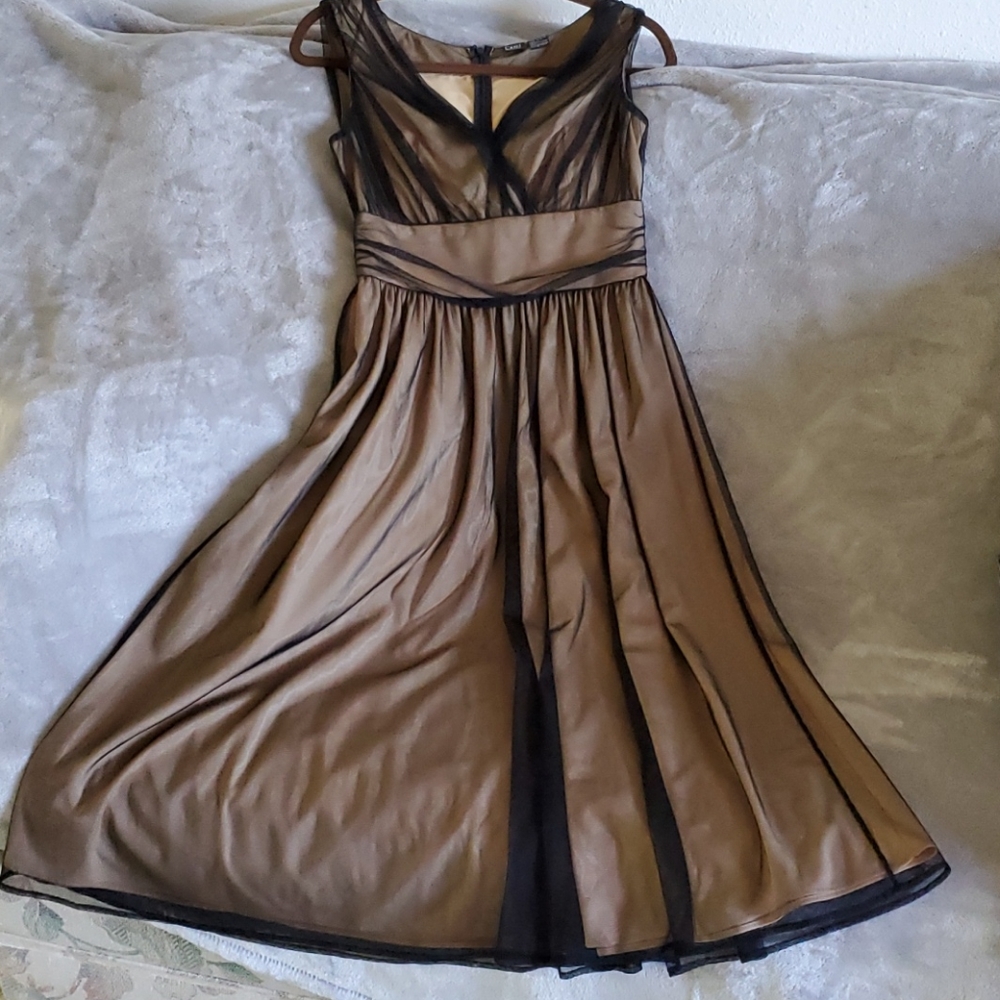 Mesh lined dress